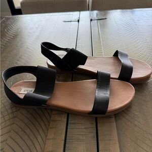Steve Madden Black Women's Sandals